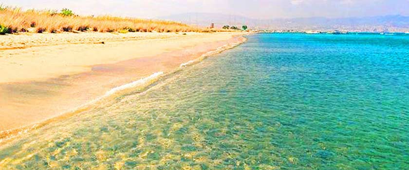 blue sea and beach in top things to do in Limassol